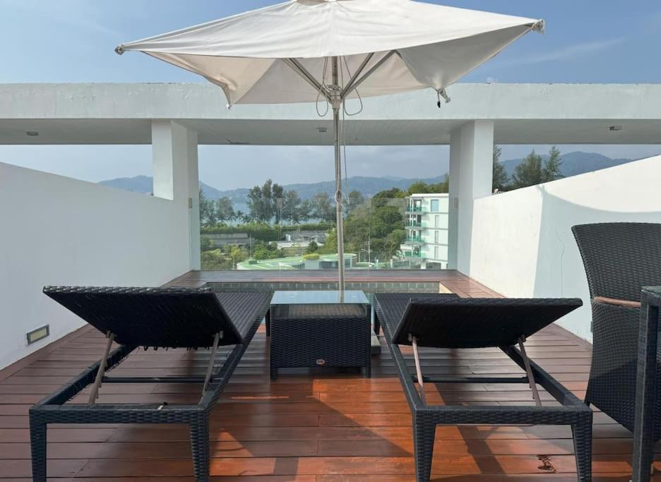 Sea View Studio With Private Terrace & Pool Apartment Patong Exterior photo