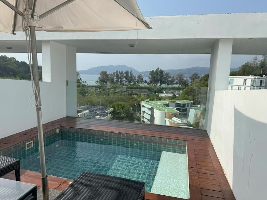 Sea View Studio With Private Terrace & Pool Apartment Patong Exterior photo